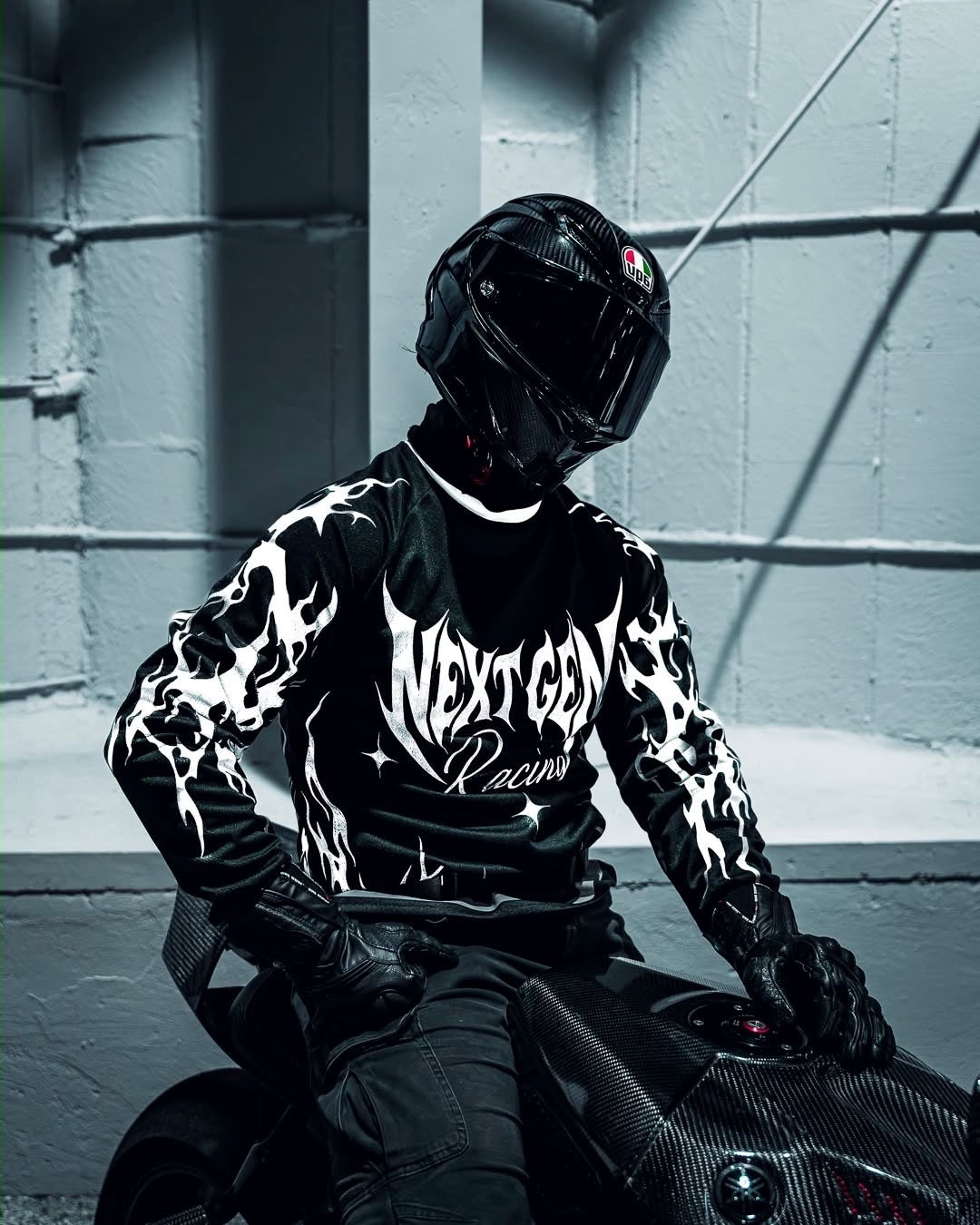 BLACK JERSEY (REFLECTIVE)