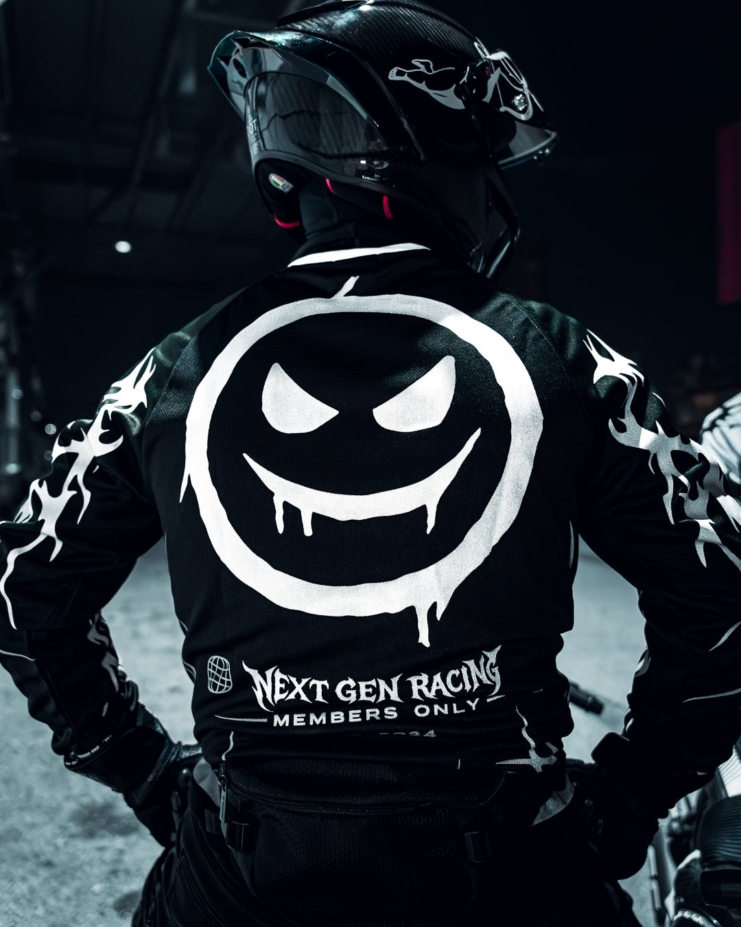 BLACK JERSEY (REFLECTIVE)