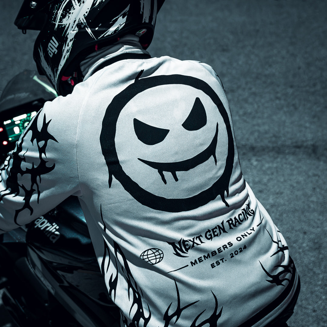 WHITE JERSEY (NON-REFLECTIVE)