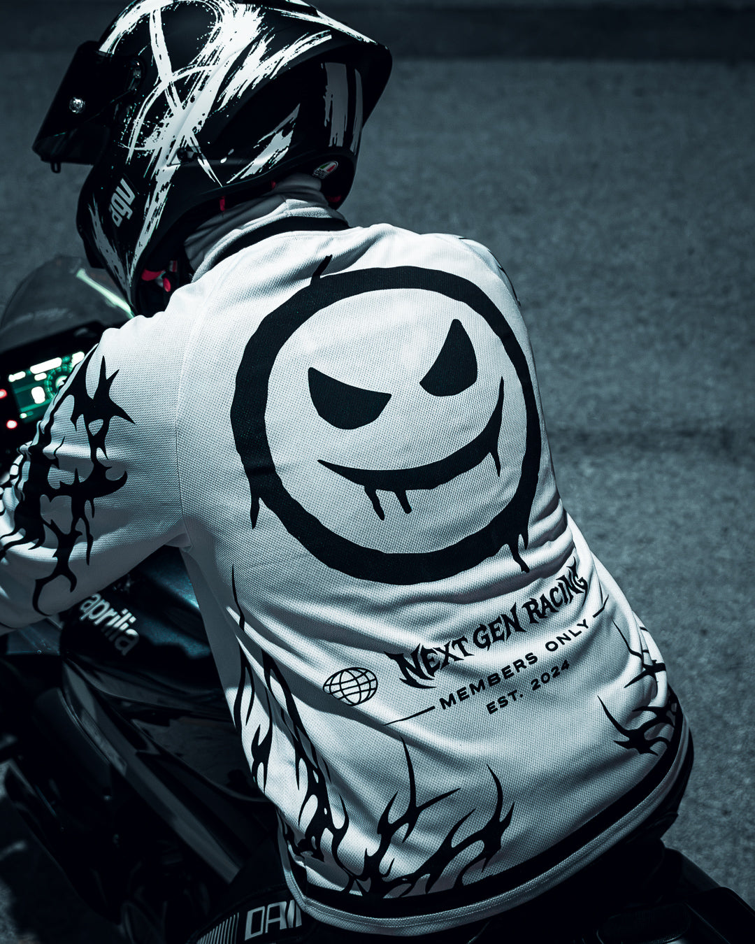 WHITE JERSEY (NON-REFLECTIVE)