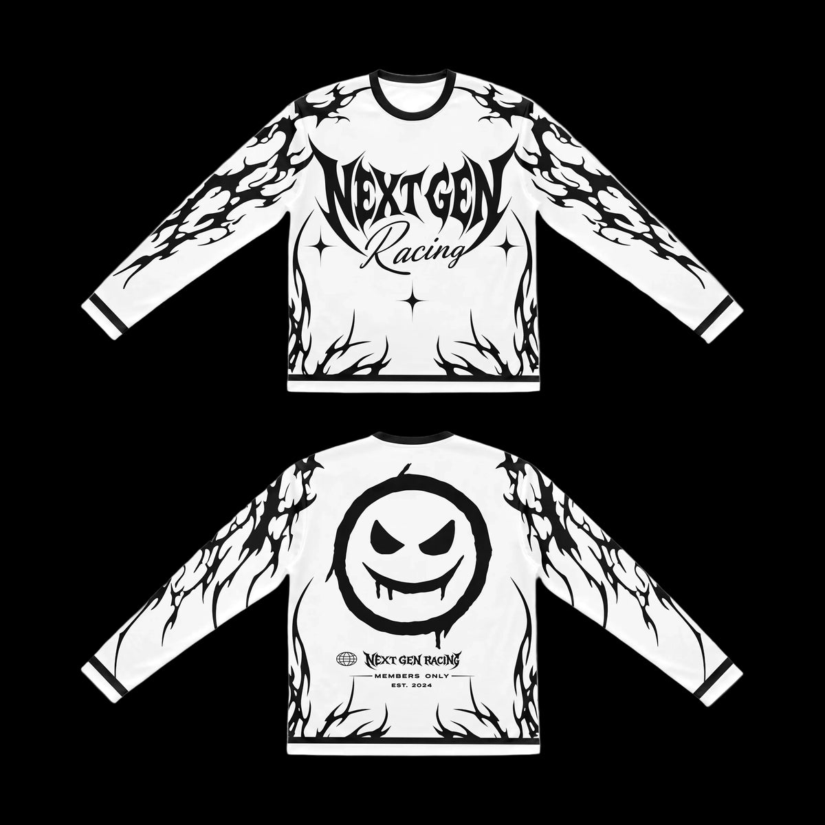 WHITE JERSEY (NON-REFLECTIVE)