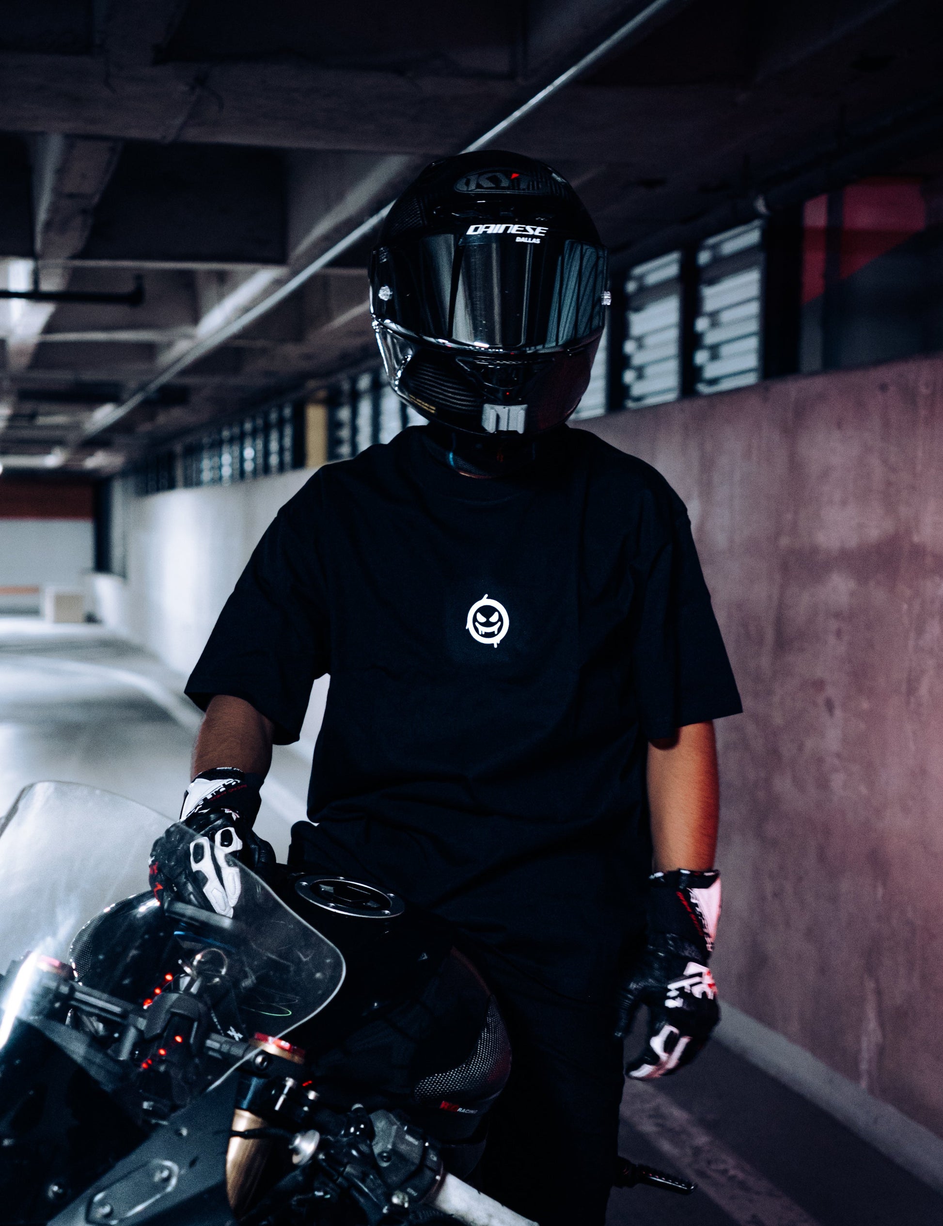 "BORN TO RACE" REFLECTIVE TEE