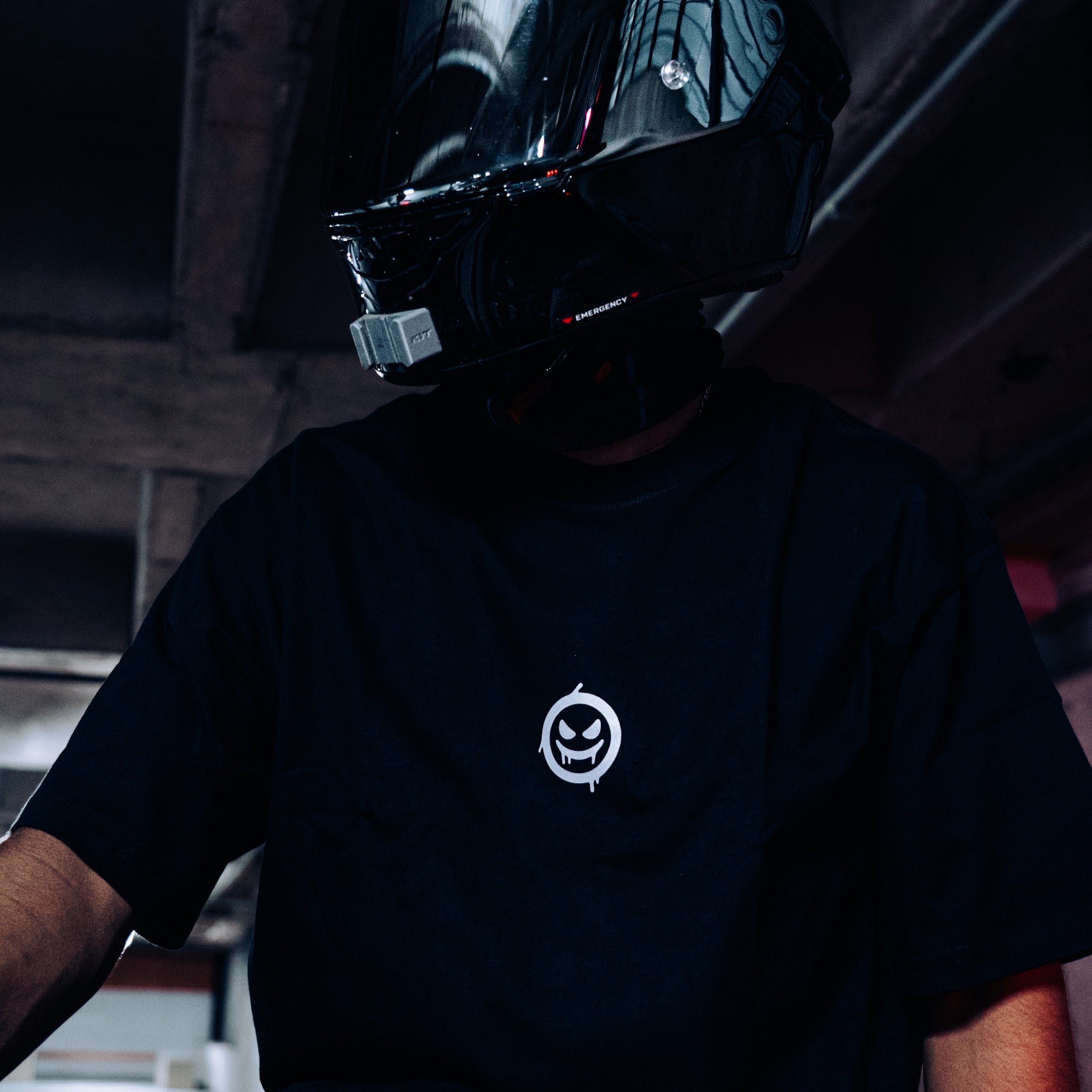 "BORN TO RACE" REFLECTIVE TEE