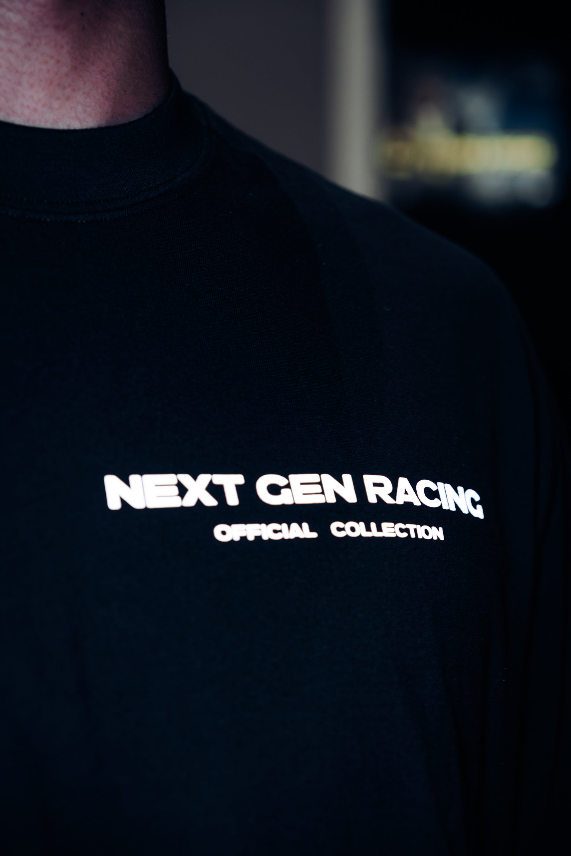 "CATCH UP" REFLECTIVE TEE (BLACK)