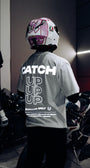 "CATCH UP" REFLECTIVE TEE (WHITE)