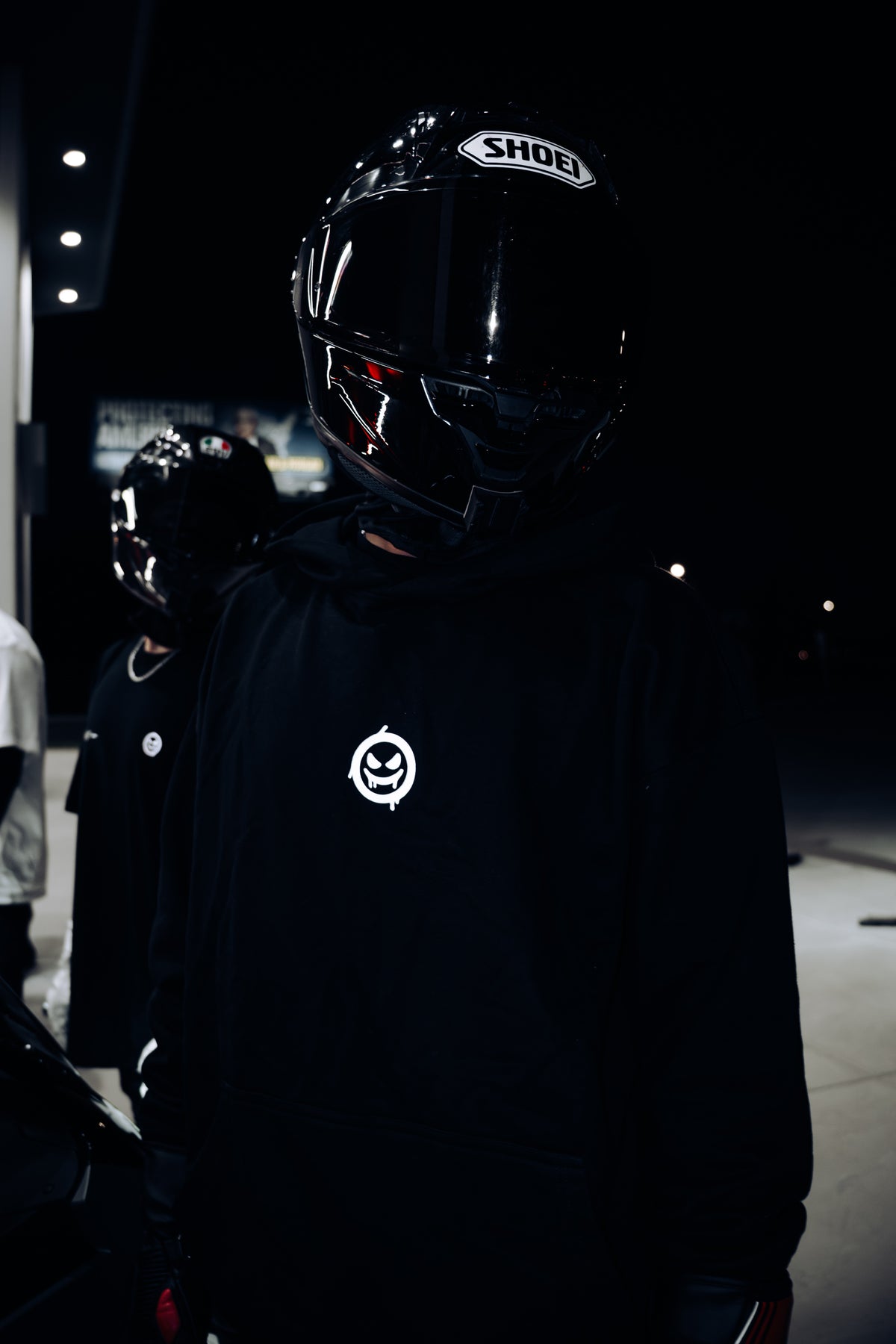"BORN TO RACE" REFLECTIVE HOODIE