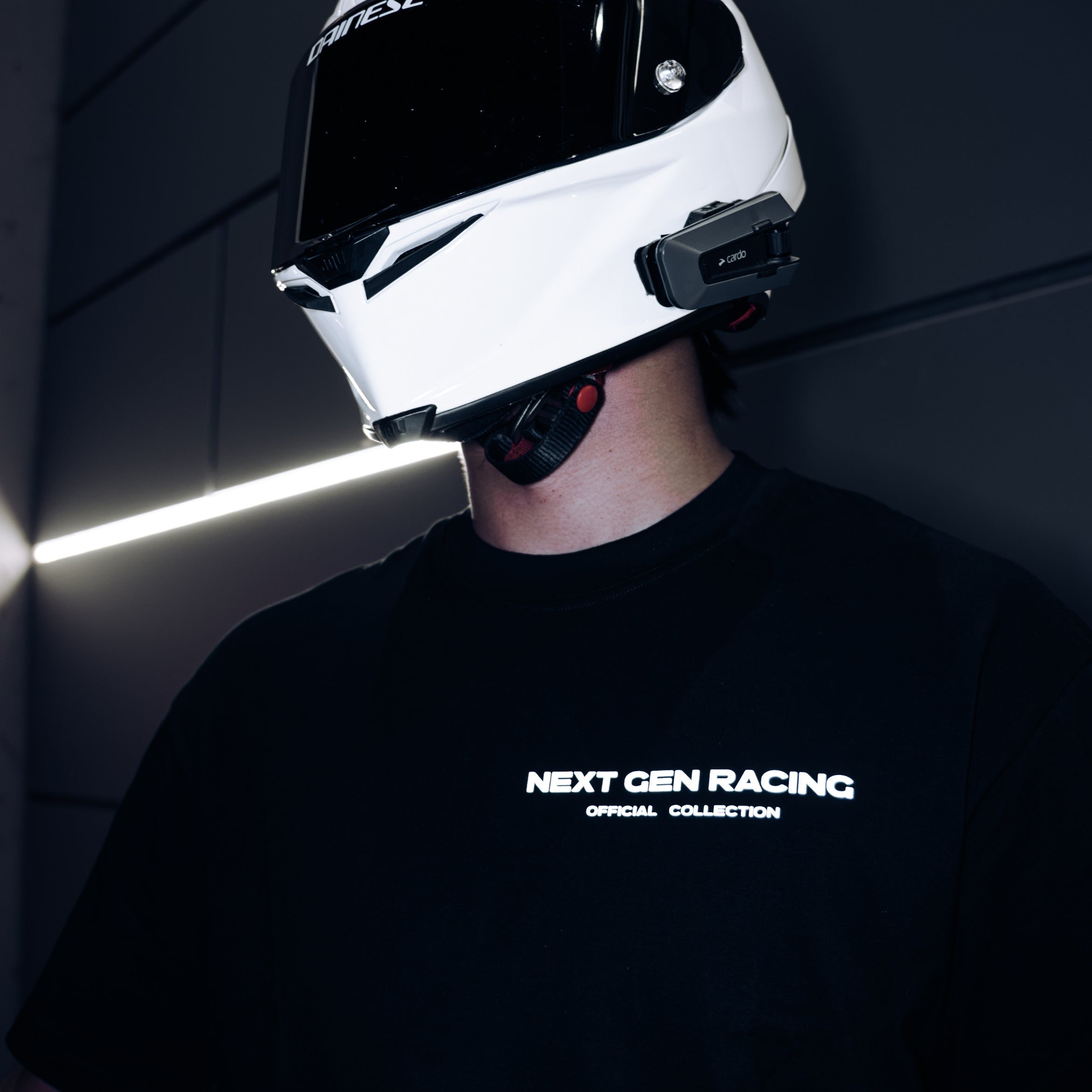 "CATCH UP" REFLECTIVE TEE (BLACK)