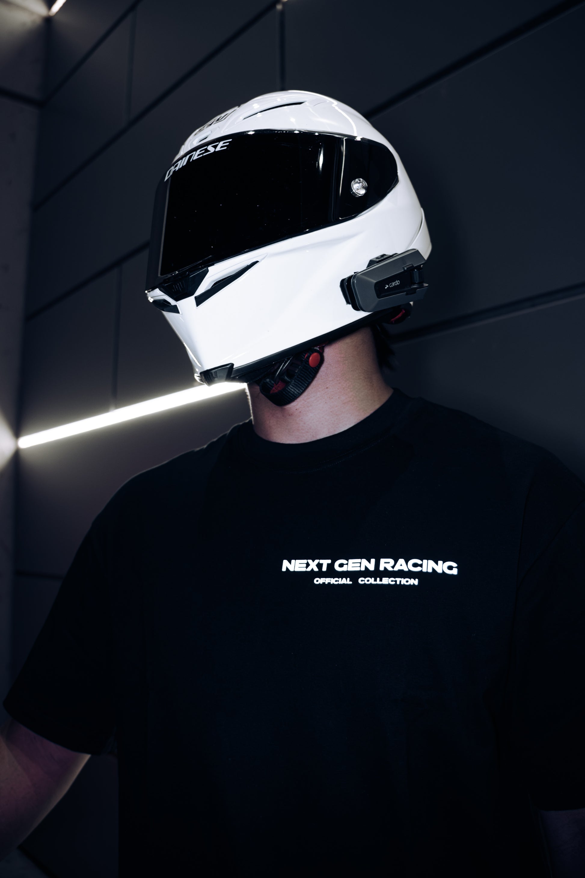 "CATCH UP" REFLECTIVE TEE (BLACK)