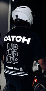 "CATCH UP" REFLECTIVE TEE (BLACK)