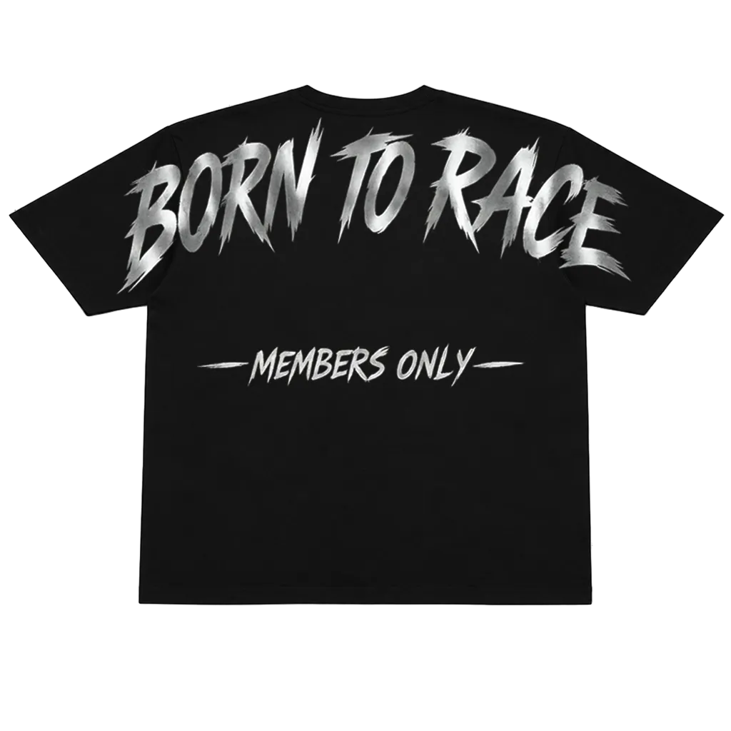 "BORN TO RACE" REFLECTIVE TEE