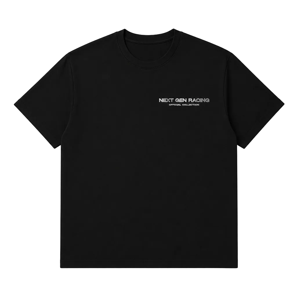 "CATCH UP" REFLECTIVE TEE (BLACK)