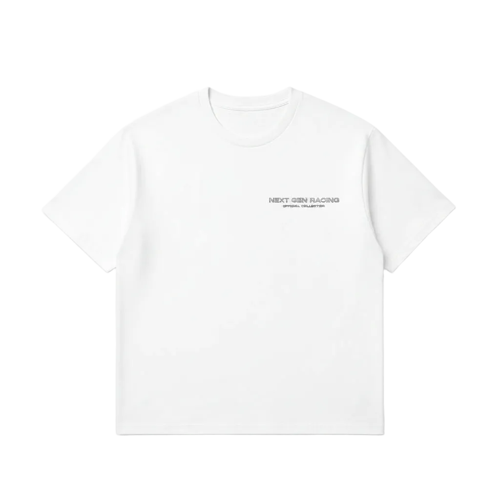 "CATCH UP" REFLECTIVE TEE (WHITE)