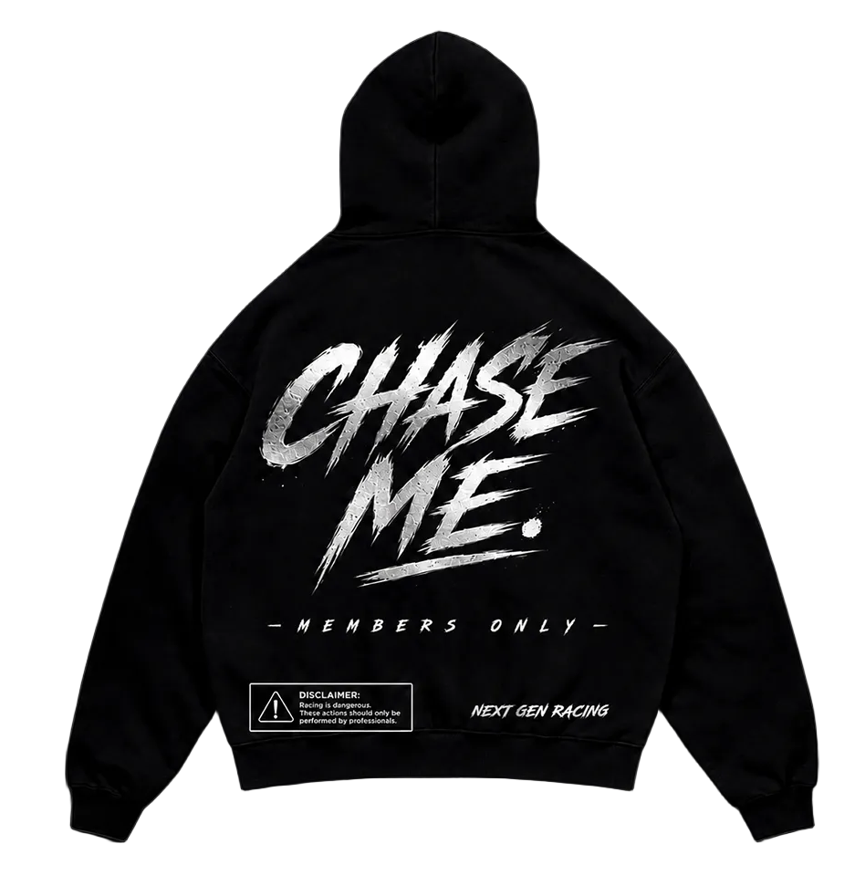 "CHASE ME" REFLECTIVE HOODIE