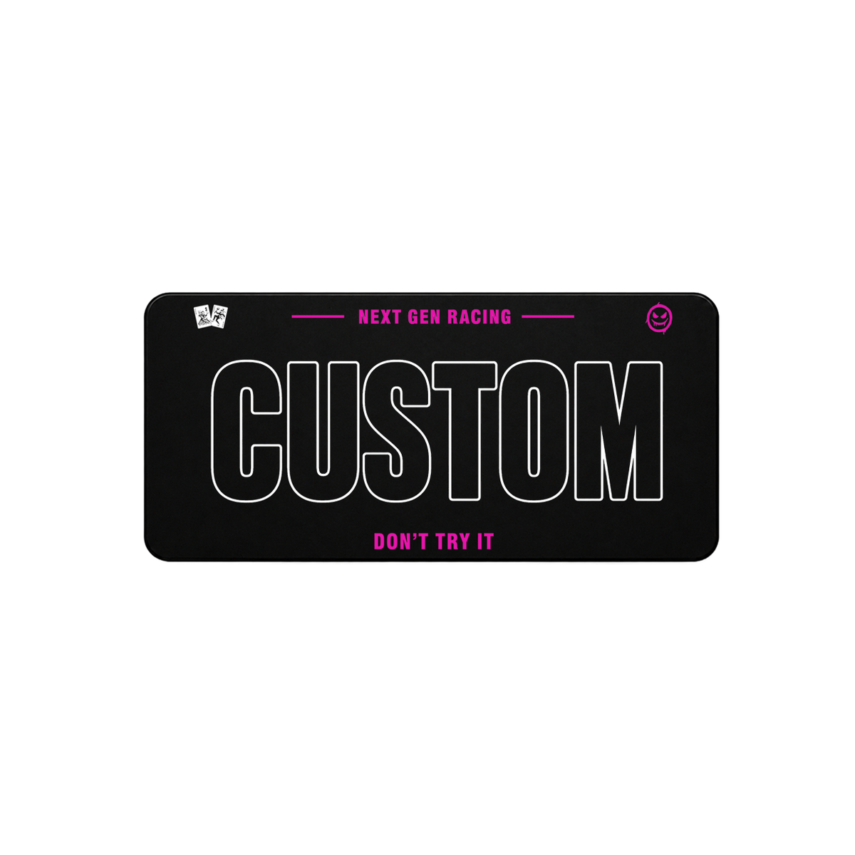 CUSTOM CAR PLATE