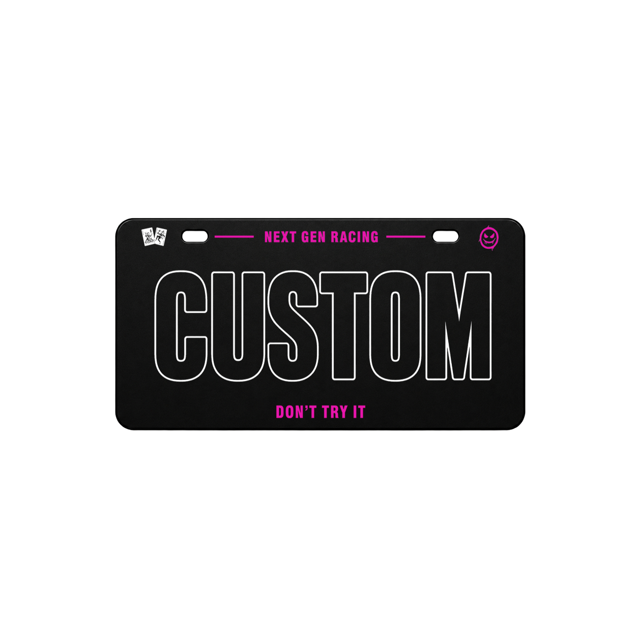 CUSTOM BIKE PLATE