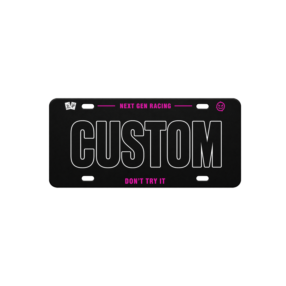 CUSTOM CAR PLATE