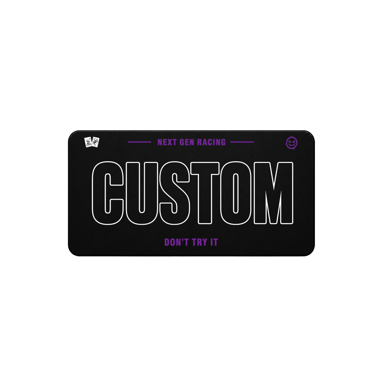 CUSTOM BIKE PLATE