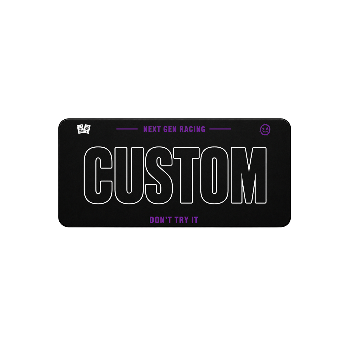 CUSTOM CAR PLATE