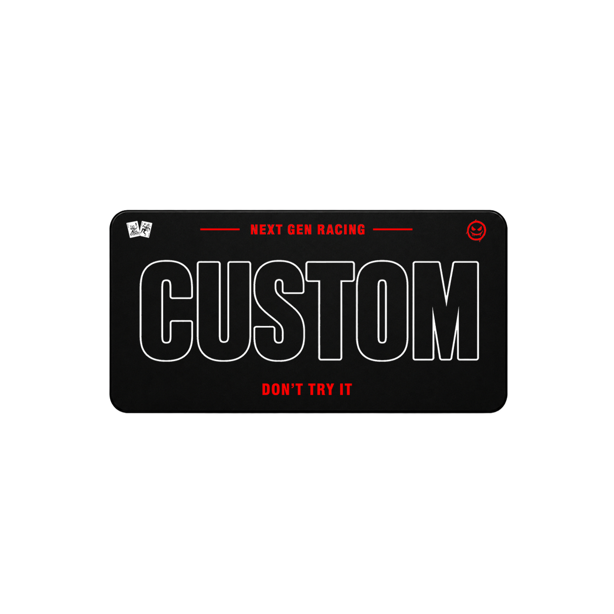 CUSTOM BIKE PLATE