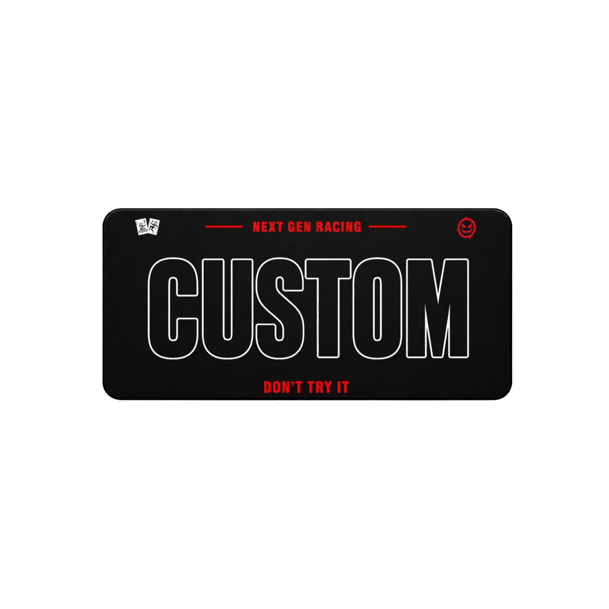 CUSTOM CAR PLATE