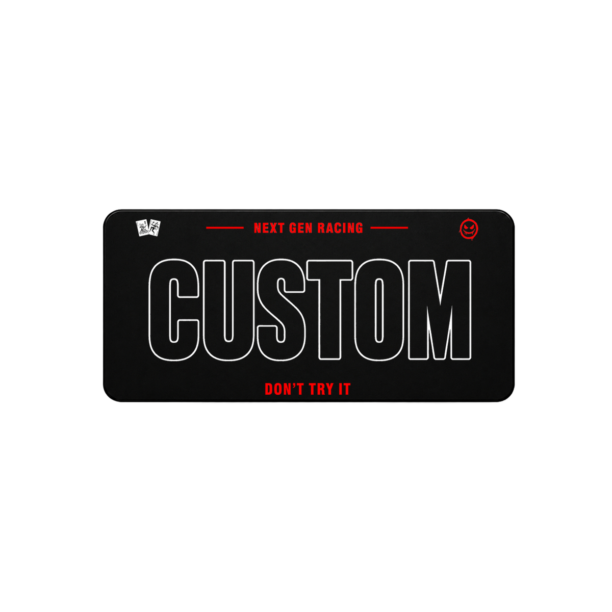 CUSTOM CAR PLATE