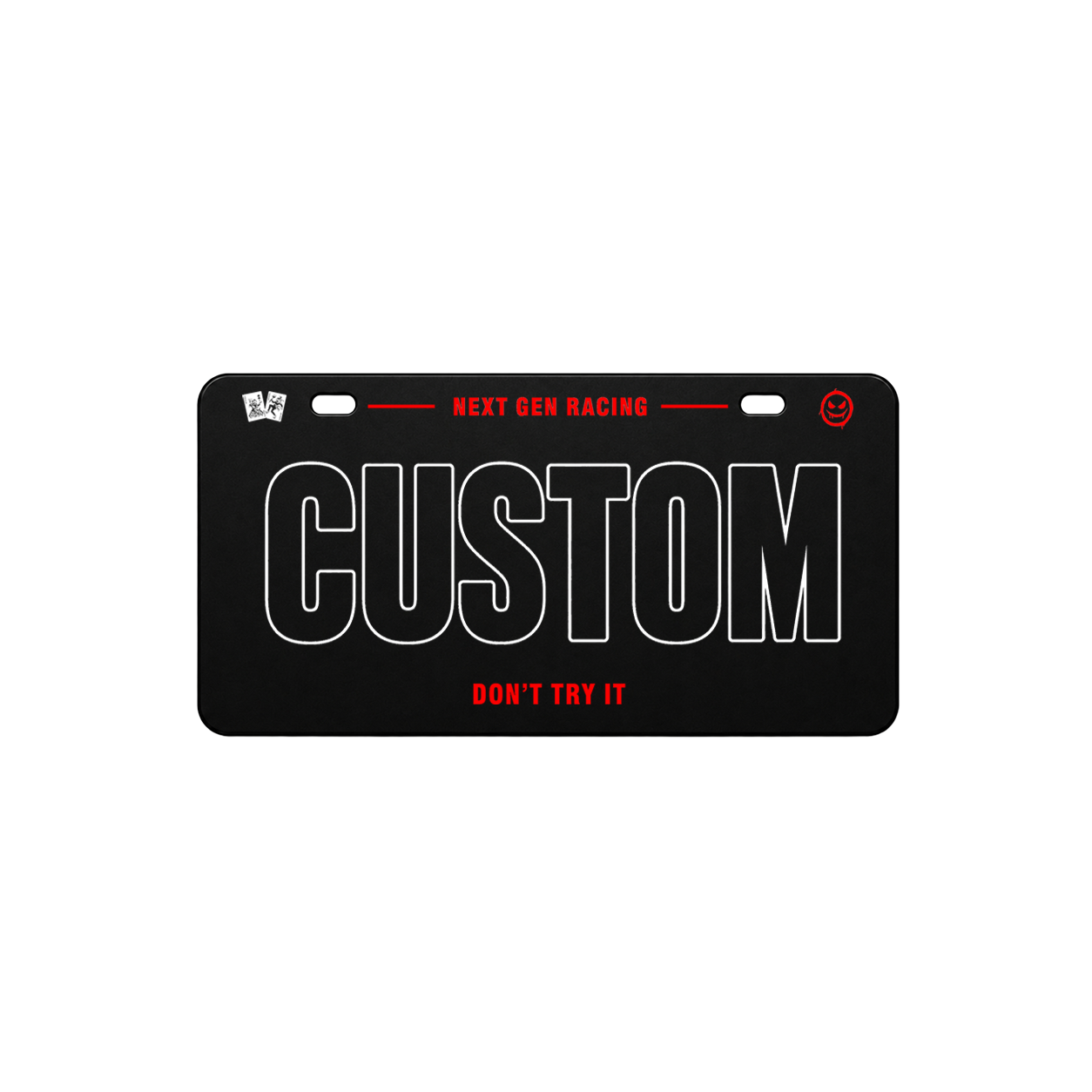 CUSTOM BIKE PLATE
