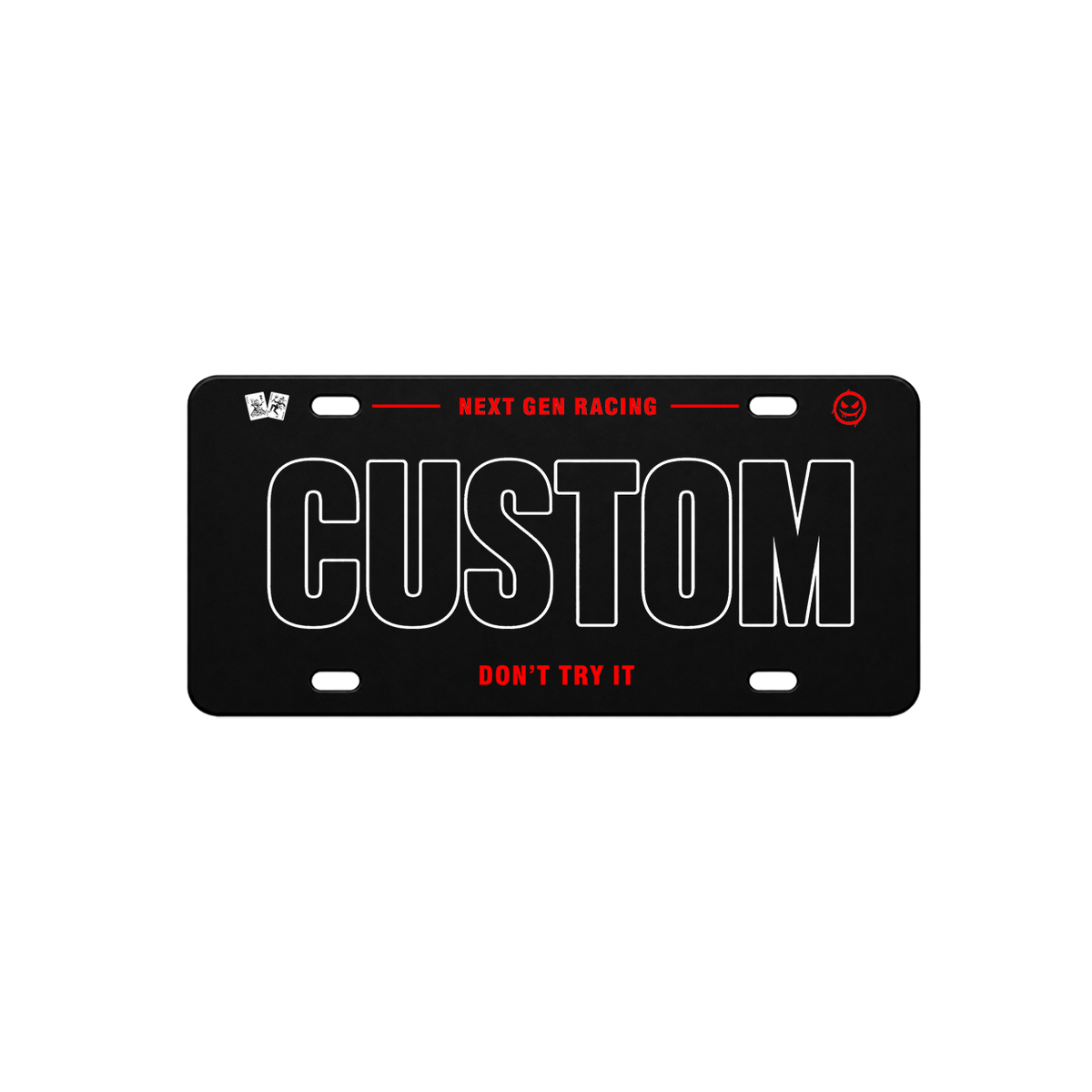 CUSTOM CAR PLATE