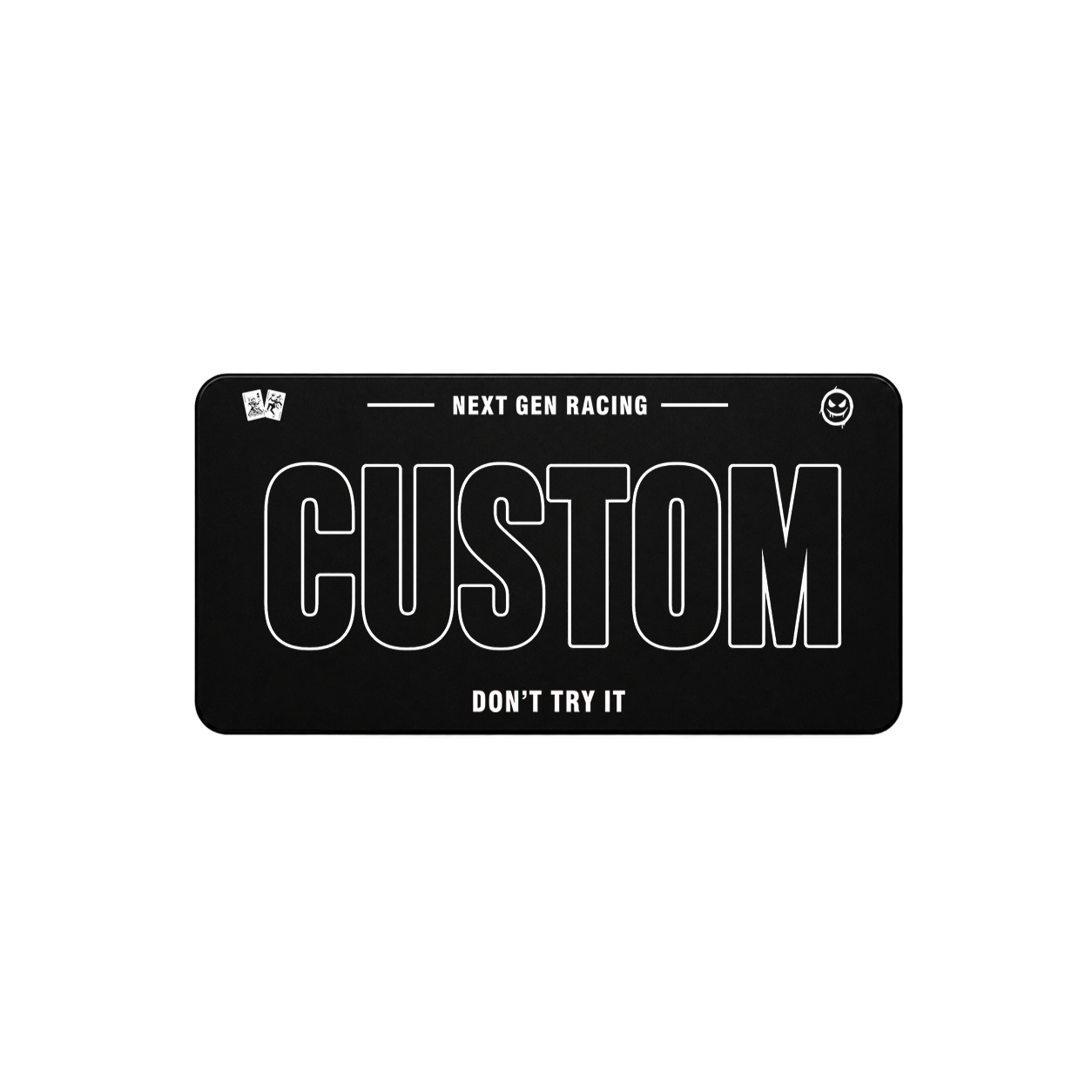 CUSTOM BIKE PLATE