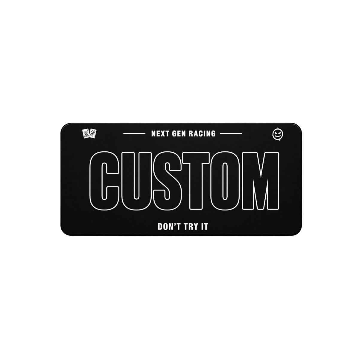 CUSTOM CAR PLATE
