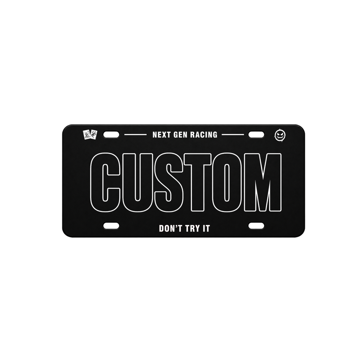 CUSTOM CAR PLATE