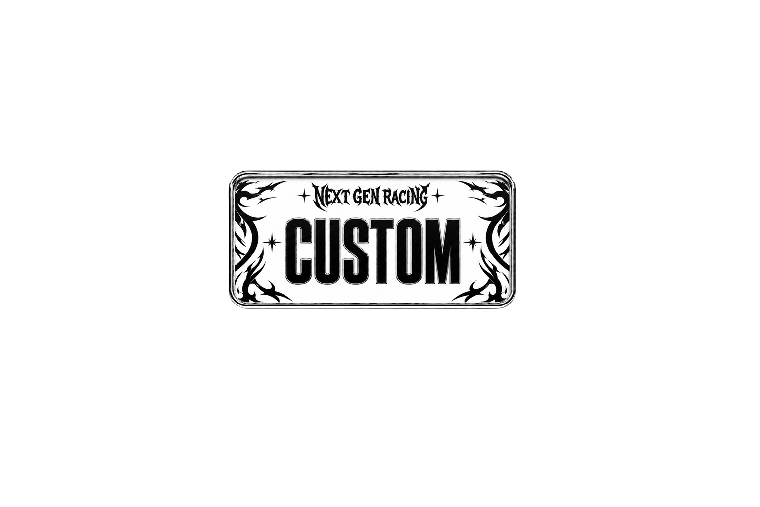 CUSTOM BIKE PLATE