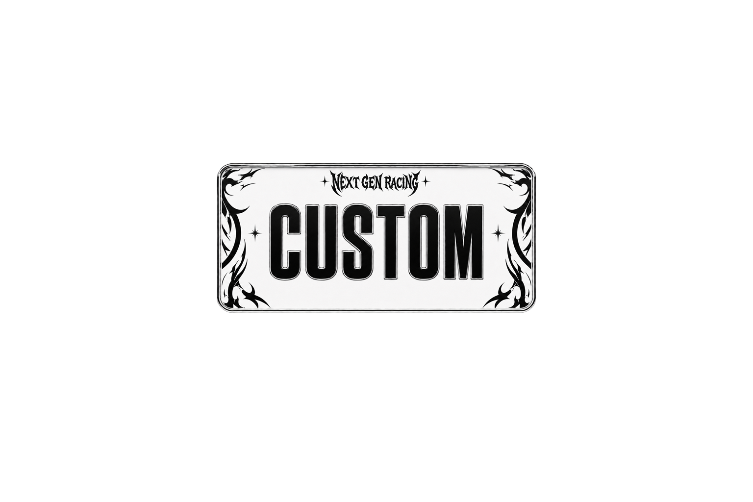 CUSTOM CAR PLATE
