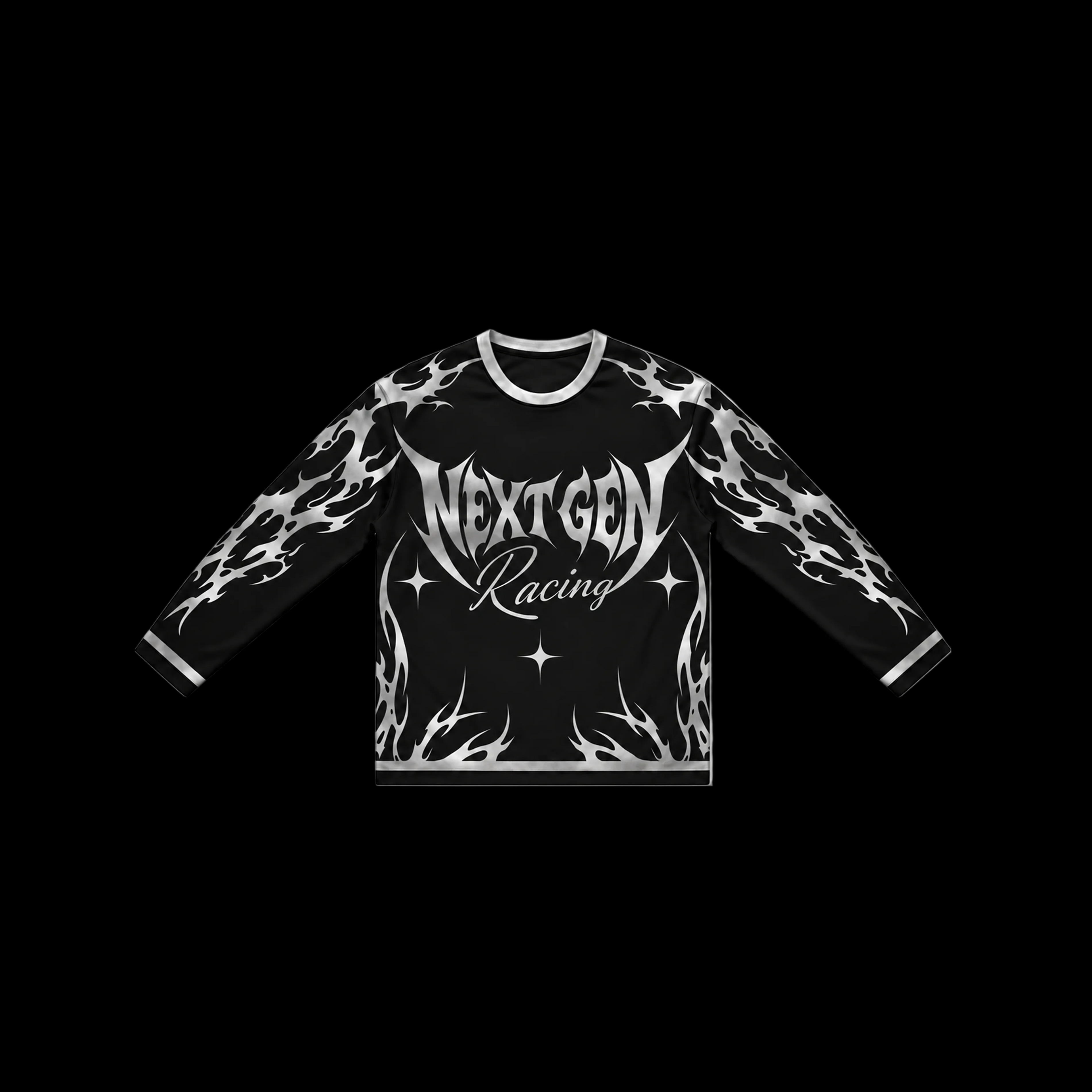 BLACK JERSEY (REFLECTIVE)