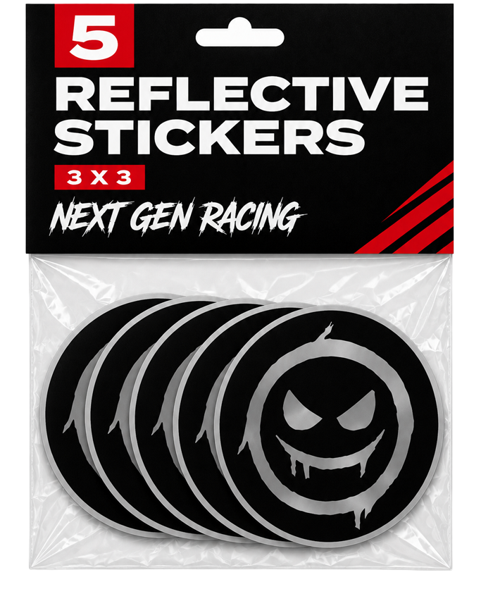 5-STICKER PACK (REFLECTIVE)
