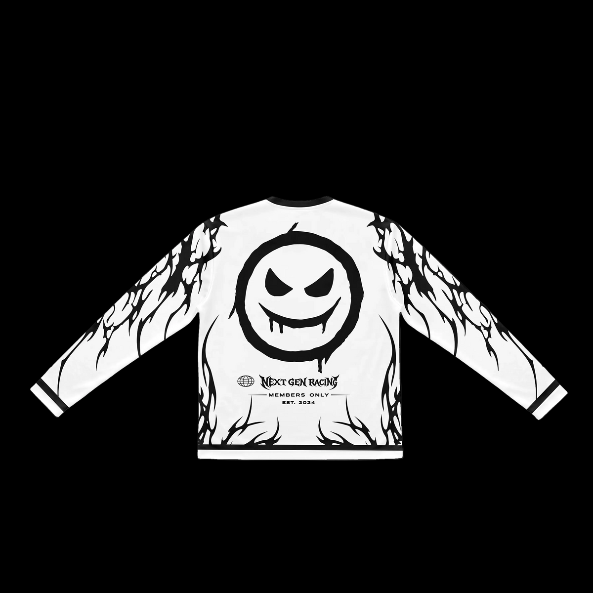 WHITE JERSEY (NON-REFLECTIVE)