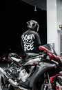"BORN 2 RACE" WHITE TEE